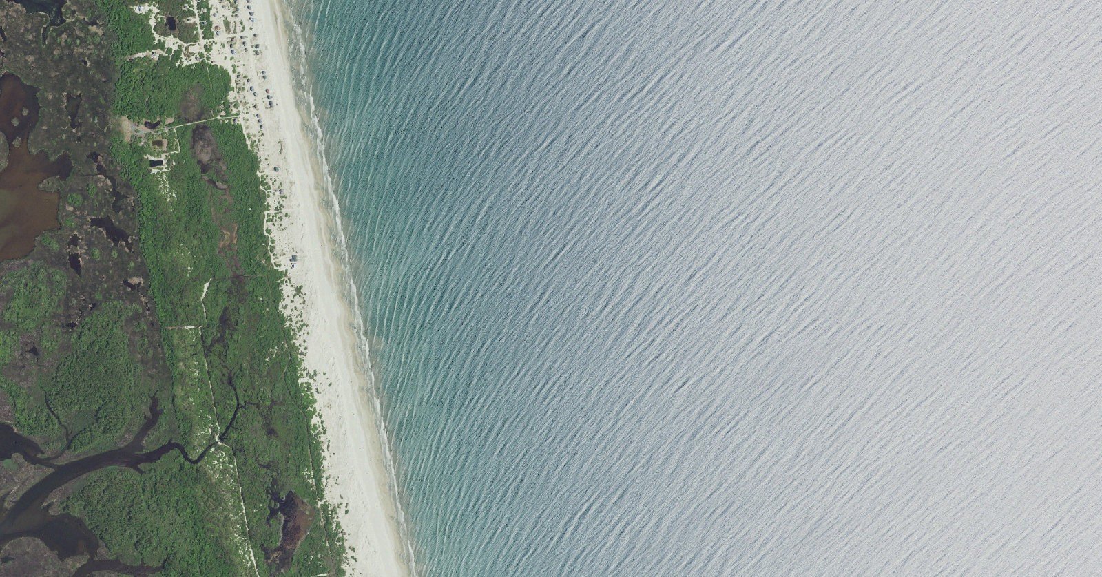 USGS aerial orthoimagery of Corolla and the northern Currituck Banks