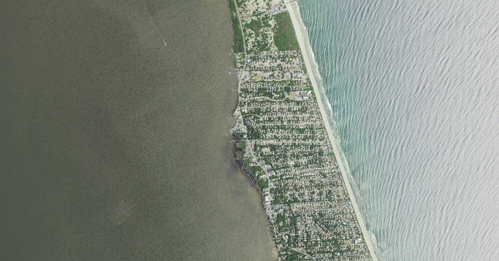USGS aerial orthoimagery of Duck