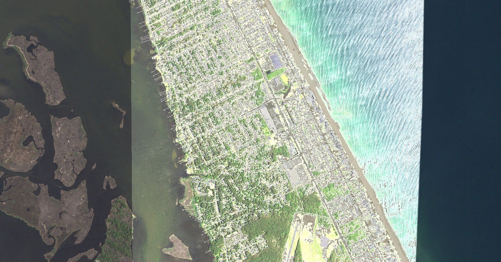 USGS aerial orthoimagery of Kill Devil Hills