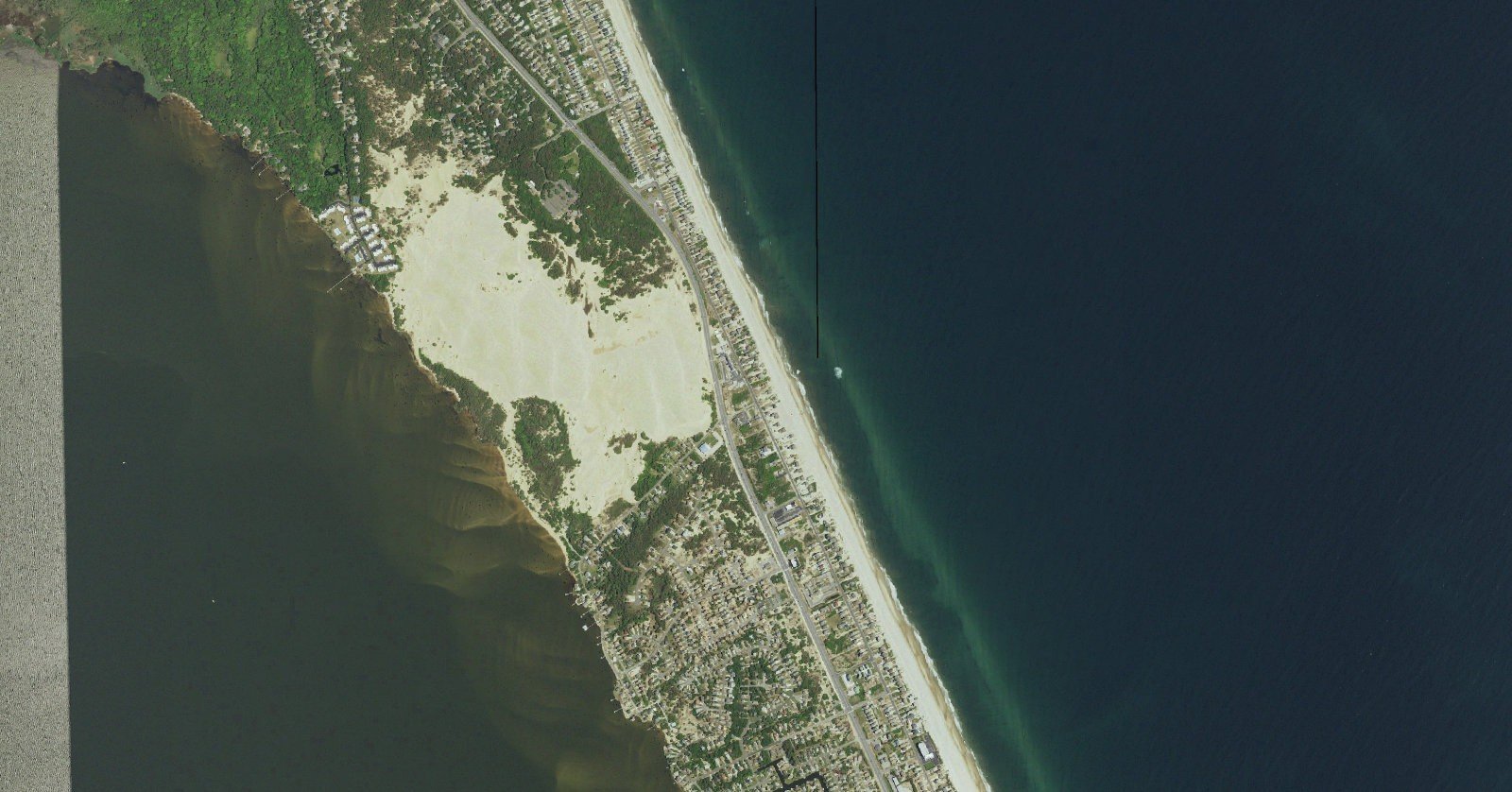 USGS aerial orthoimagery of Nags Head
