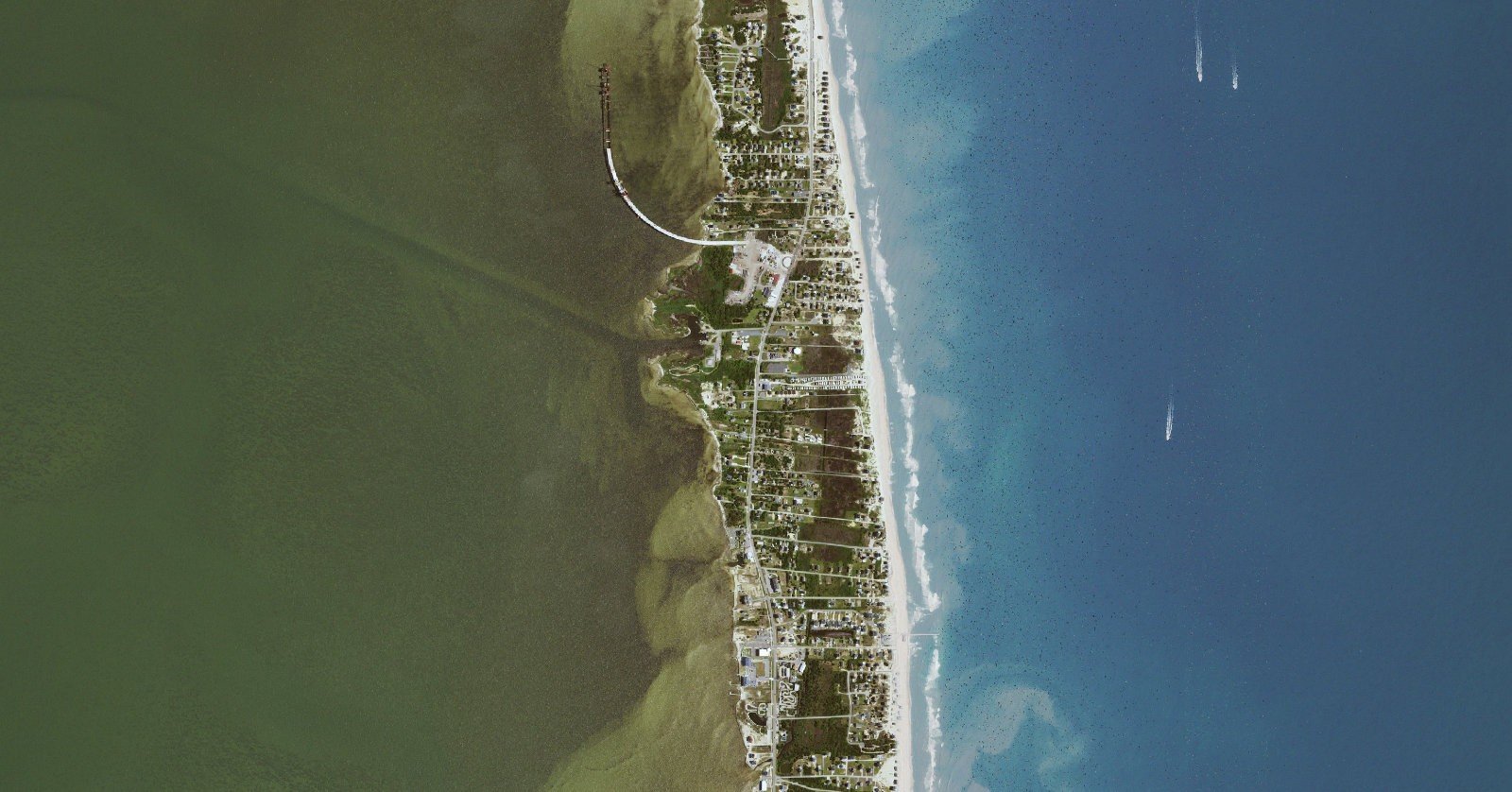 USGS aerial orthoimagery of Rodanthe, Hatteras Island