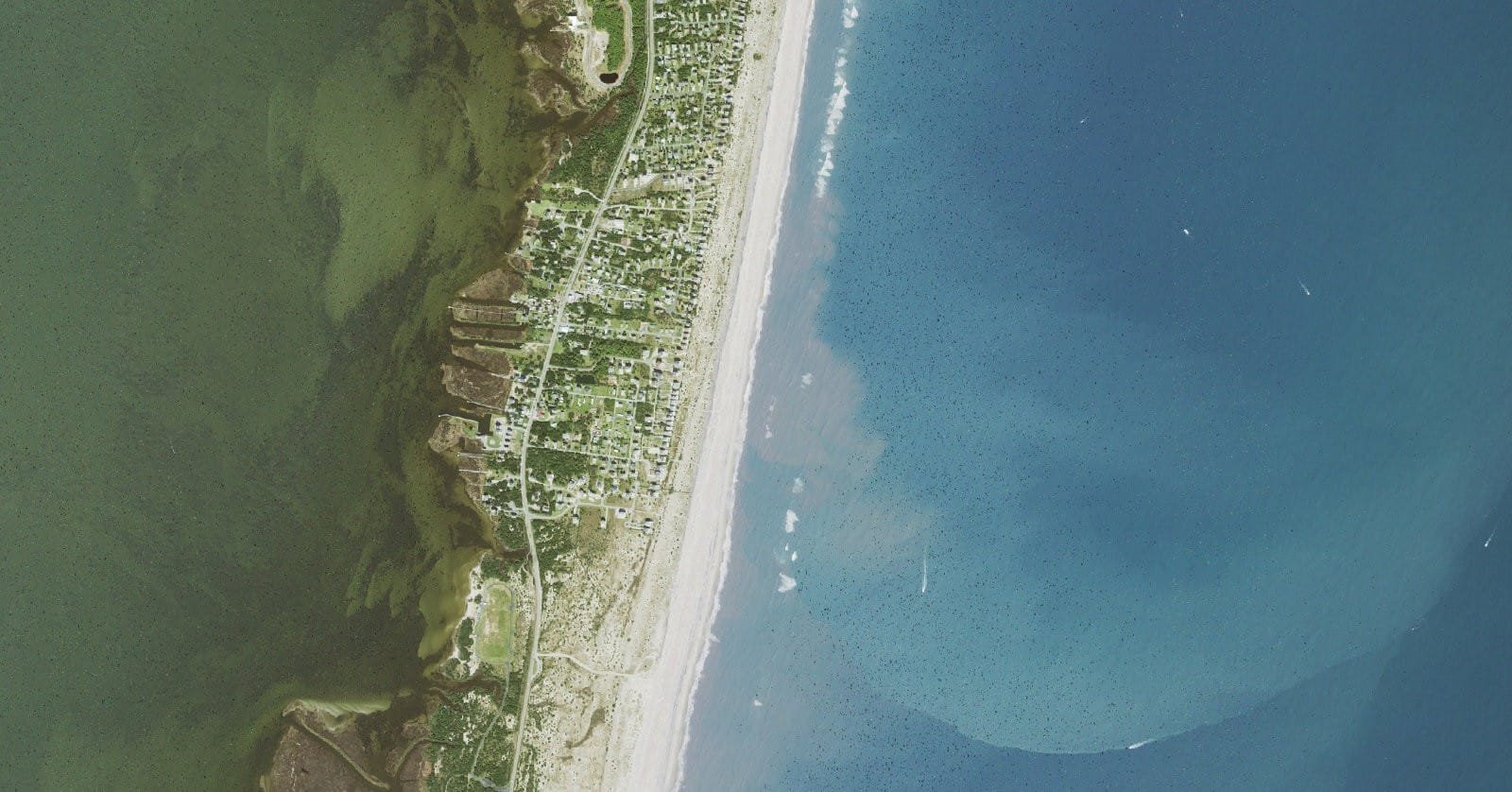 USGS aerial orthoimagery of Salvo, Hatteras Island