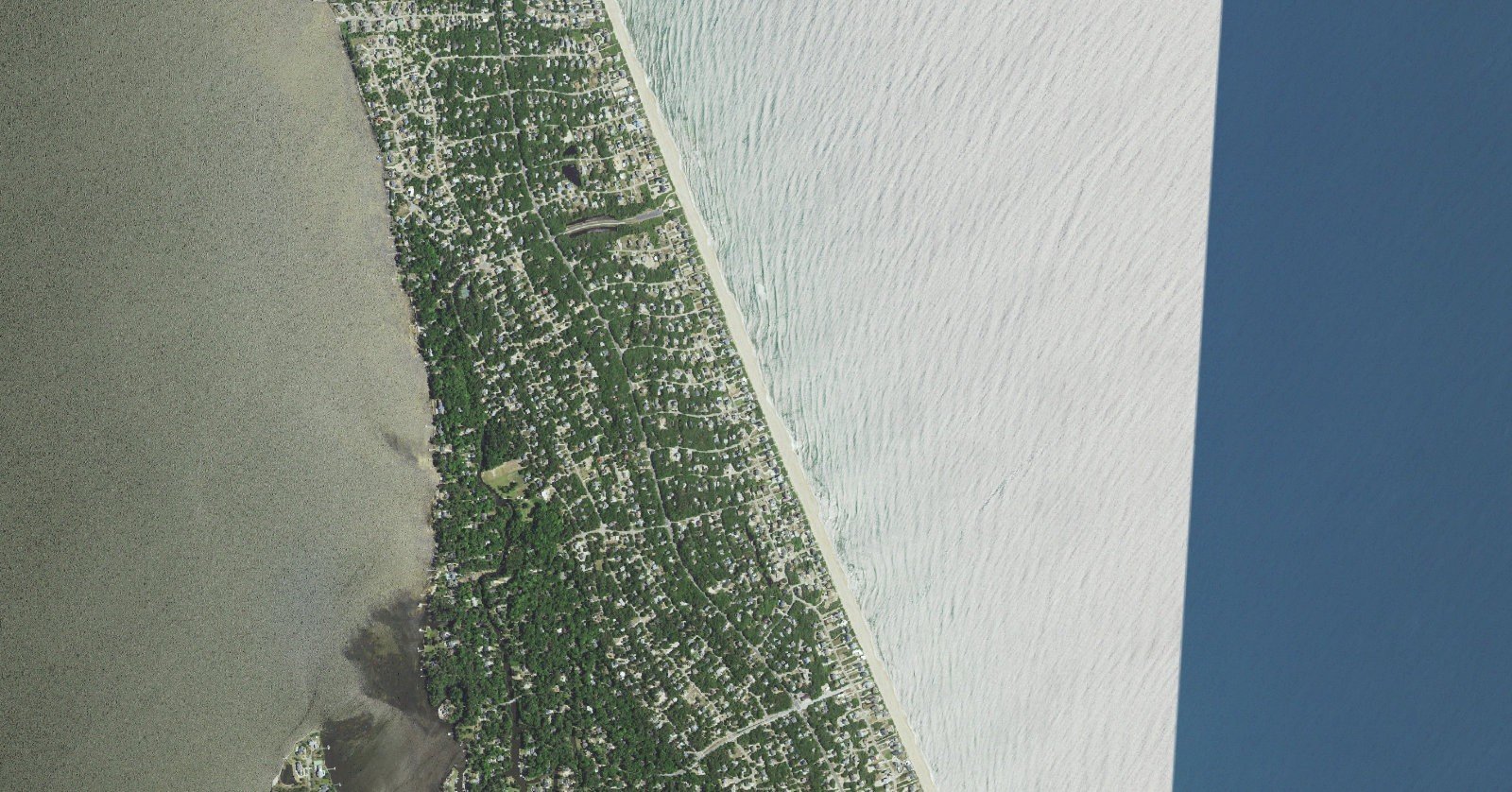 USGS aerial orthoimagery of Southern Shores